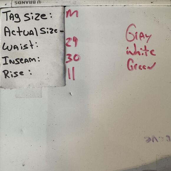 Champion Track Pants Mens Medium Gray White Green Athletic Side Stripe Logo - Picture 9 of 10